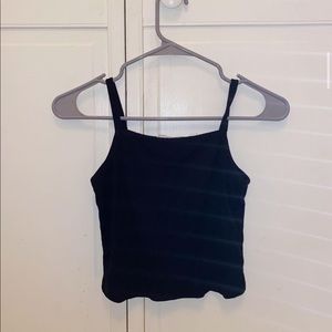 Black tank top